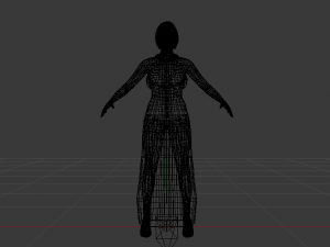 Woman in a Dress 02 Modelo 3D