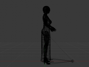 Woman in a Dress 02 Modelo 3D