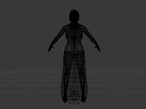 Woman in a Dress 02 Modelo 3D