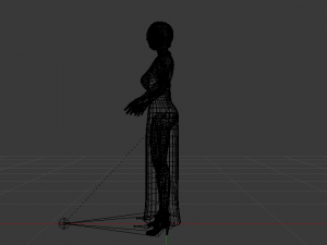 Woman in a Dress 02 Modelo 3D