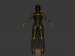 Woman in a Dress 02 Modelo 3D