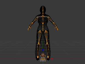 Woman in a Dress 02 Modelo 3D
