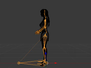 Woman in a Dress 03 3D Model