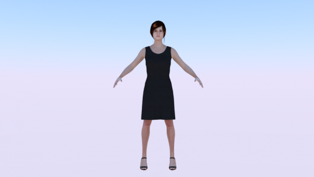 Costume de sport femme pose 4 modèle 3D $35 - .max .fbx .obj - Free3D