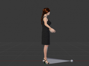 Woman in a Dress 04 3Dモデル