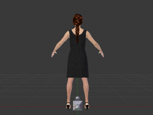 Woman in a Dress 04 3Dモデル