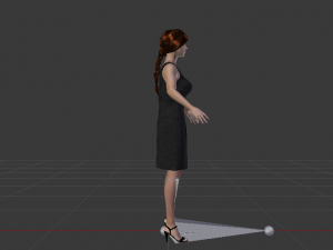 Woman in a Dress 04 3Dモデル