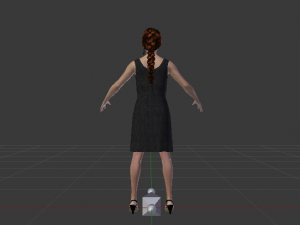 Woman in a Dress 04 3Dモデル
