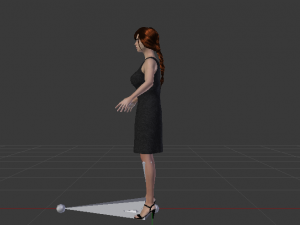 Woman in a Dress 04 3Dモデル