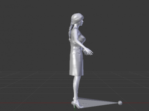 Woman in a Dress 04 3Dモデル