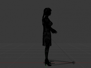 Woman in a Dress 04 3Dモデル