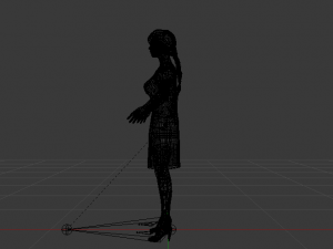Woman in a Dress 04 3Dモデル