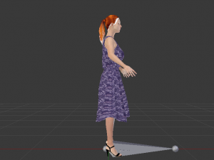 Woman in a Dress 06 Modèle 3D