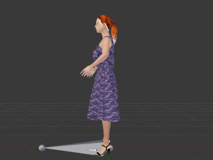 Woman in a Dress 06 Modèle 3D