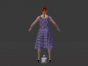 Woman in a Dress 06 Modèle 3D