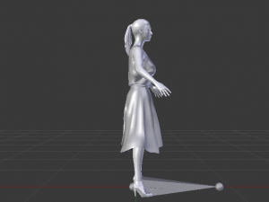 Woman in a Dress 06 Modèle 3D