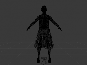 Woman in a Dress 06 Modèle 3D