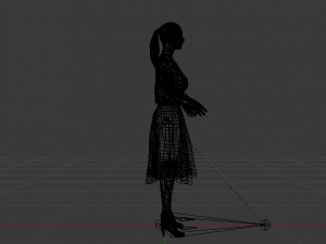Woman in a Dress 06 Modèle 3D