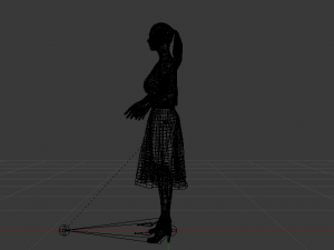 Woman in a Dress 06 Modèle 3D