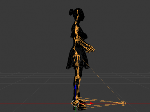 Woman in a Dress 07 3D Model