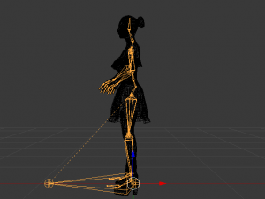 Woman in a Dress 07 3D Model