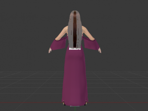 Woman in a Dress 08 3Dモデル