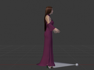 Woman in a Dress 08 3Dモデル