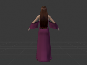 Woman in a Dress 08 3Dモデル