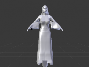 Woman in a Dress 08 3Dモデル