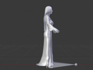 Woman in a Dress 08 3Dモデル