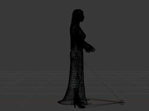 Woman in a Dress 08 3Dモデル