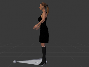 Woman in a Dress 09 3D-Modell