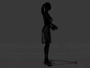 Woman in a Dress 09 3D-Modell
