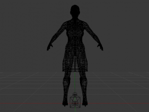 Woman in a Dress 09 3D-Modell