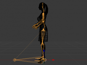 Woman in a Dress 09 3D-Modell