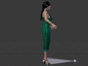 Woman in a Dress 010 Modelo 3D