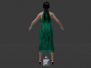 Woman in a Dress 010 Modelo 3D