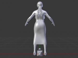 Woman in a Dress 010 Modelo 3D