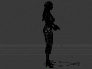 Woman in a Dress 010 Modelo 3D