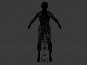 Woman in a Dress 010 Modelo 3D