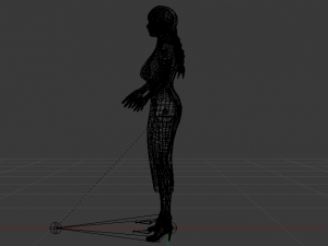 Woman in a Dress 010 Modelo 3D