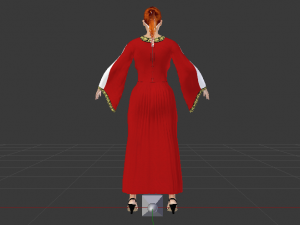 Woman in a Dress 011 3Dモデル