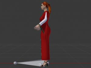 Woman in a Dress 011 3Dモデル