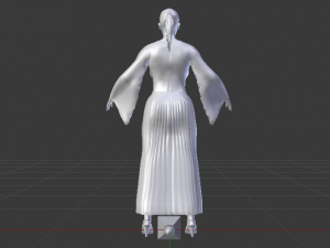 Woman in a Dress 011 3Dモデル