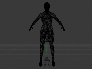 Woman in a Dress 012 3D Model