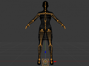Woman in a Dress 012 3D Model