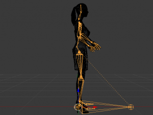 Woman in a Dress 012 3D Model