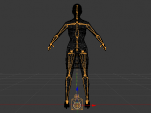 Woman in a Dress 012 3D Model