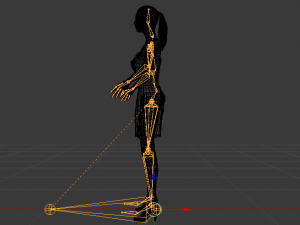 Woman in a Dress 012 3D Model