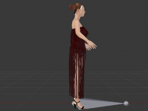 Woman in a Dress 013 Modèle 3D